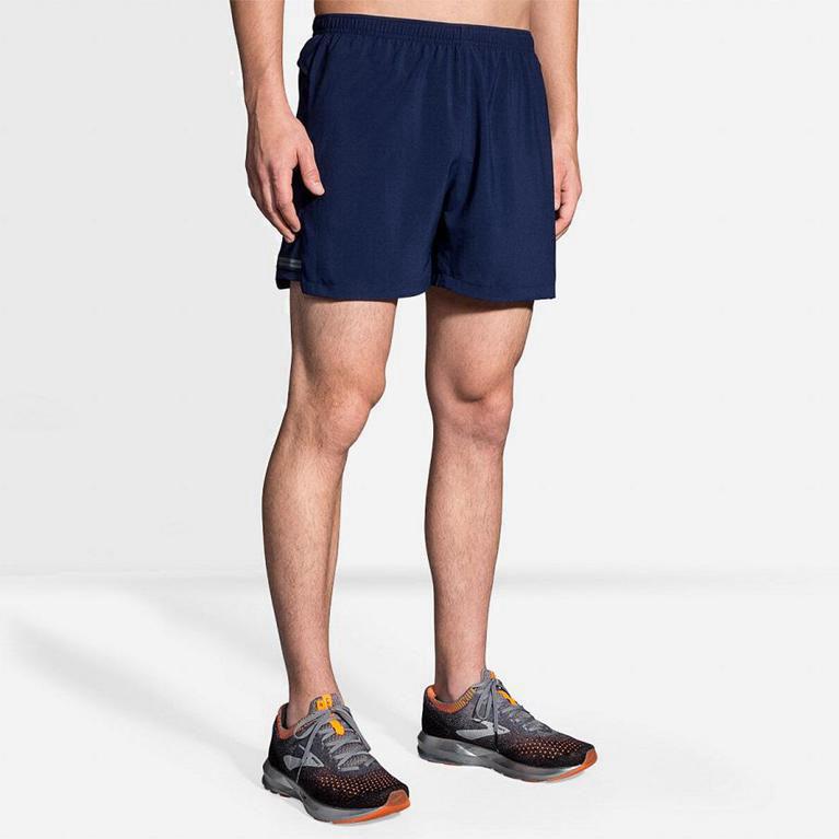 Brooks Sherpa 5 Hardloopshorts voor Heren Blauw (CJKWA-2589)